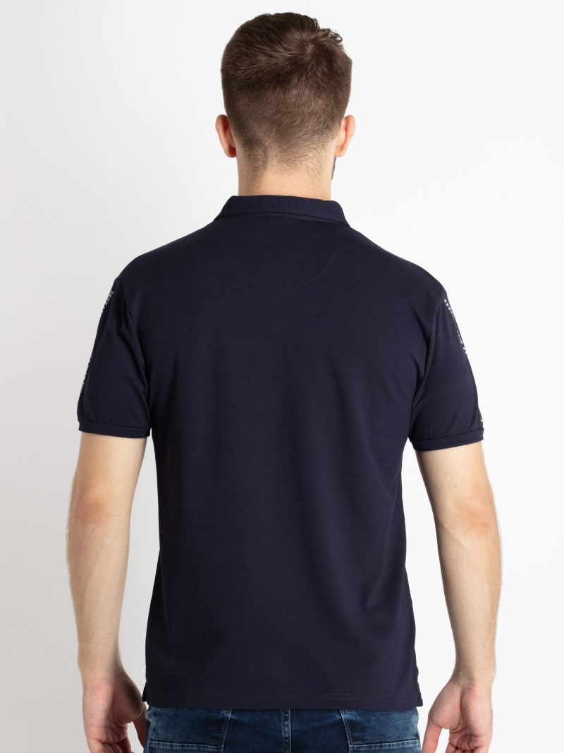 Status Quo Mens Colorblocked Polo T-Shirt