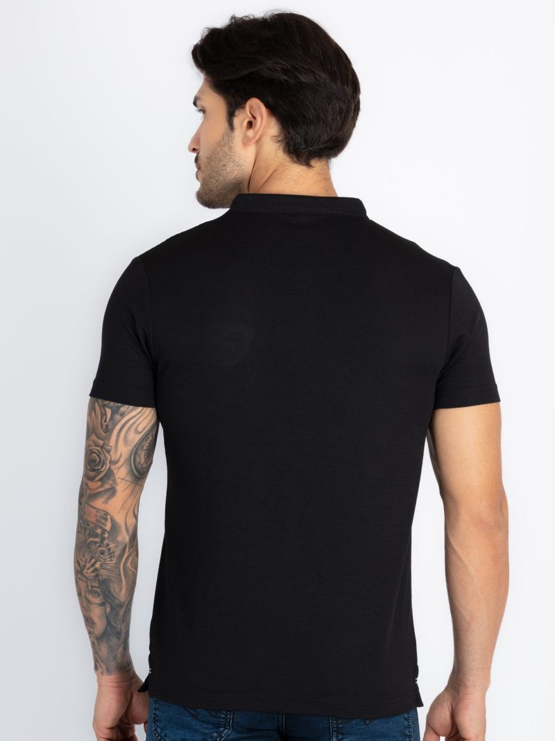 Status Quo Status Quo Men'S Solid Polo Neck Regular Fit Tshirt