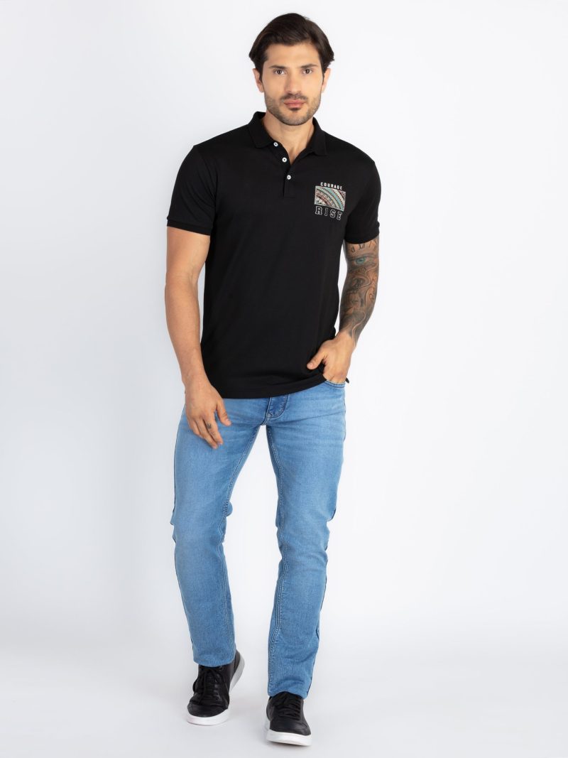 Status Quo Status Quo Graphic Front Back Printed Regular Fit Tshirt