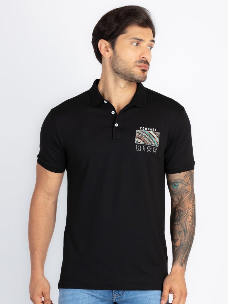 Status Quo Status Quo Graphic Front Back Printed Regular Fit Tshirt