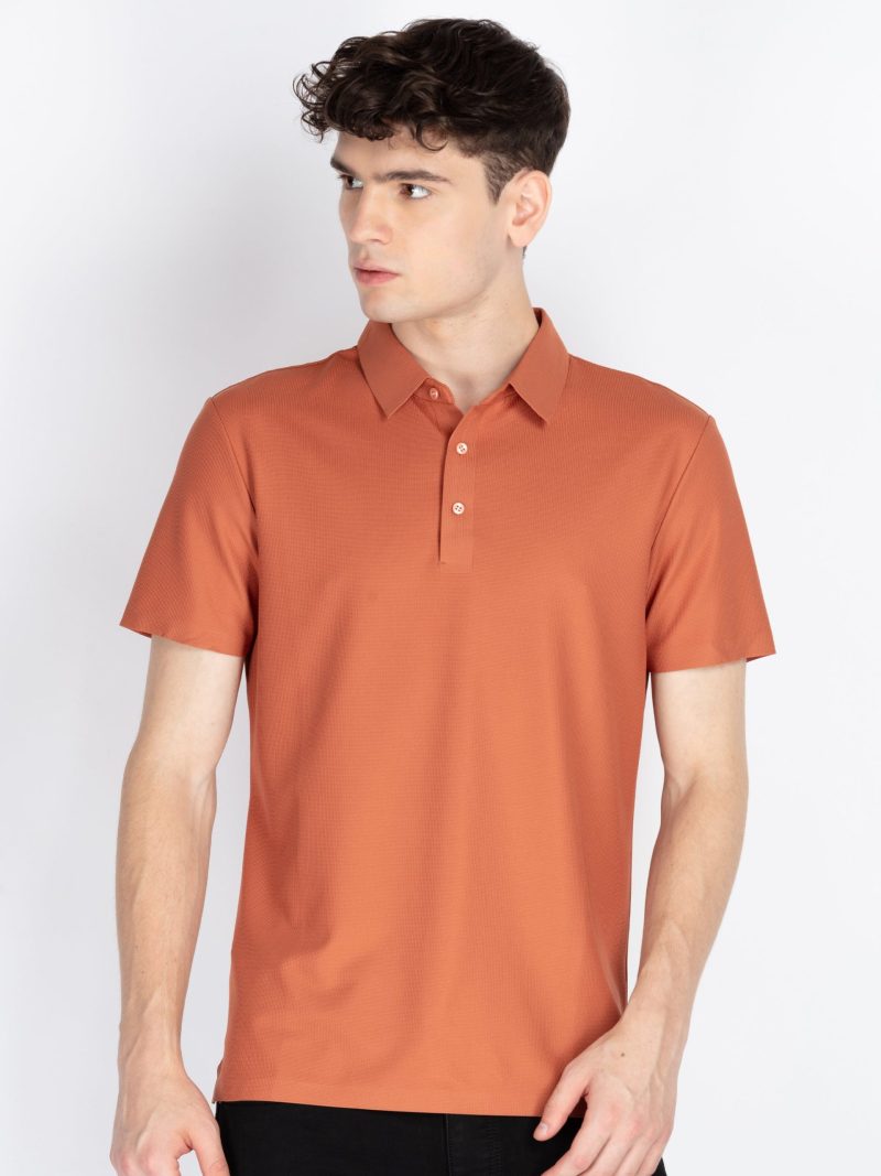 Status Quo Mens Solid Polo Collar T-Shirt