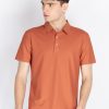 Status Quo Mens Solid Polo Collar T-Shirt
