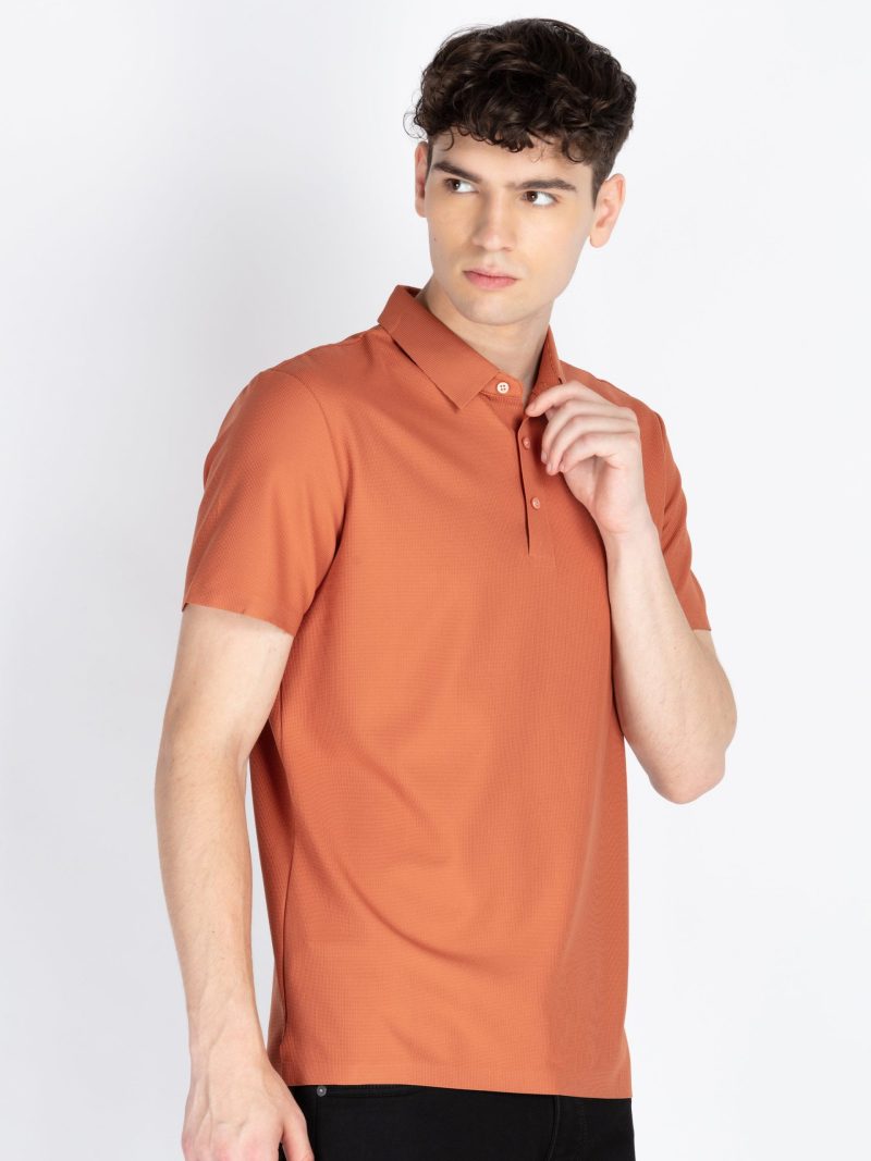 Status Quo Mens Solid Polo Collar T-Shirt