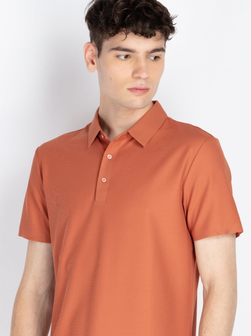 Status Quo Mens Solid Polo Collar T-Shirt