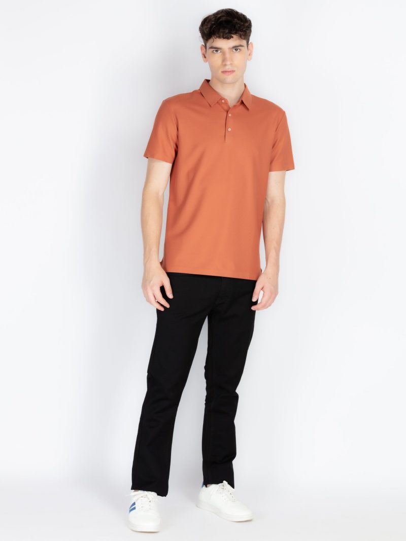 Status Quo Mens Solid Polo Collar T-Shirt