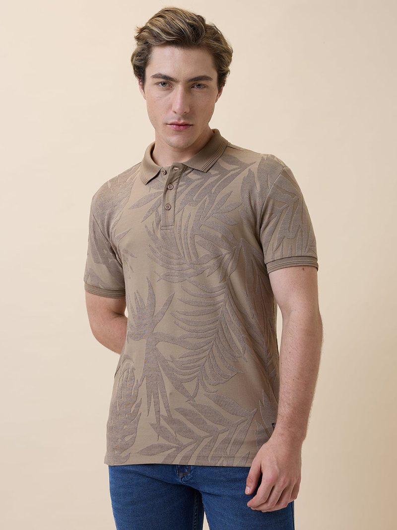 Status Quo Mens Solid Polo Collar Half Sleeves Regular Fit Tshirt