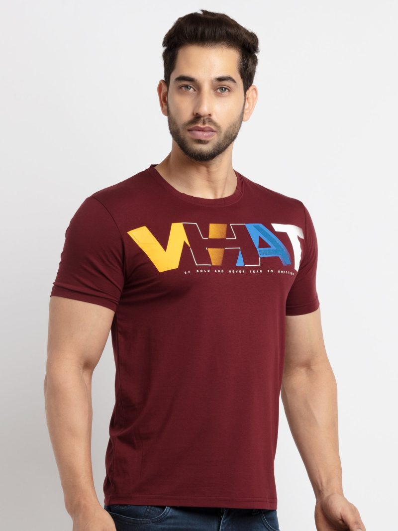 Status Quo Mens Printed Round Neck T-Shirt