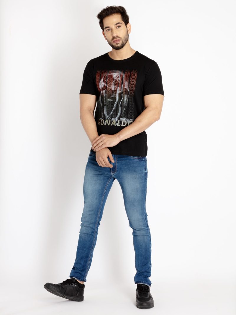 Status Quo Mens Printed Round Neck T-Shirt