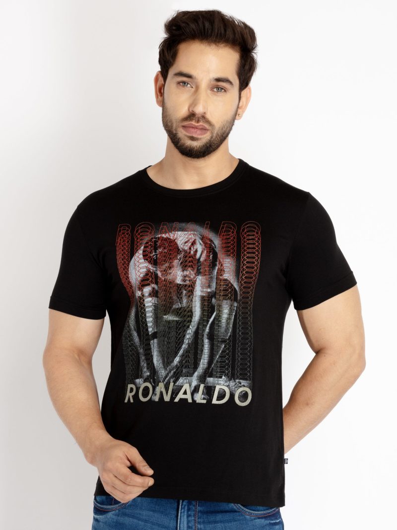 Status Quo Mens Printed Round Neck T-Shirt