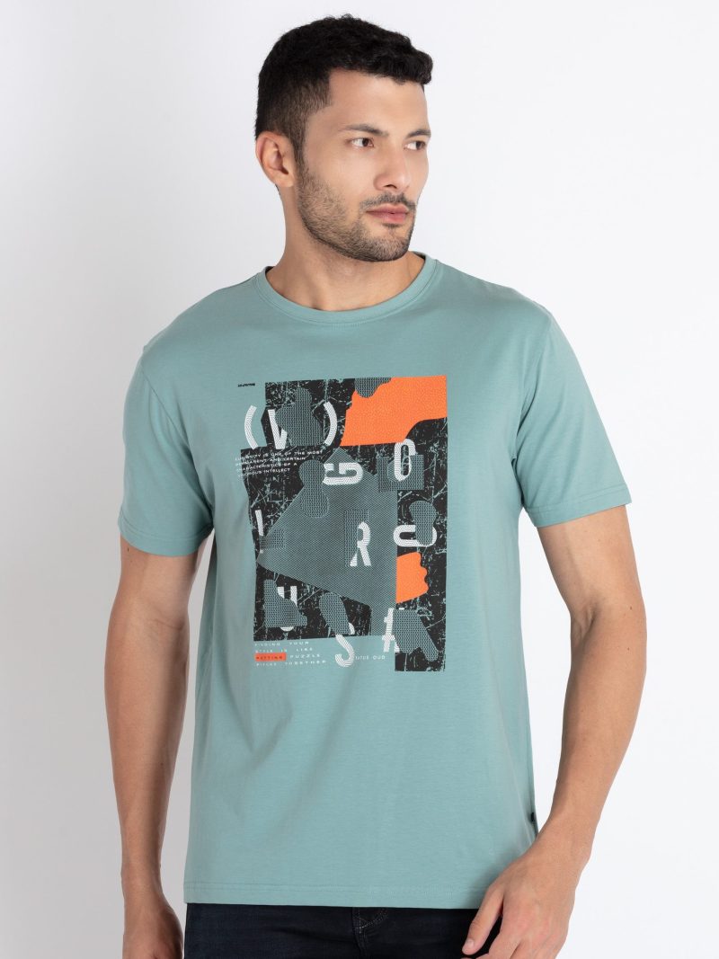 Status Quo Mens Printed Round Neck T-Shirt