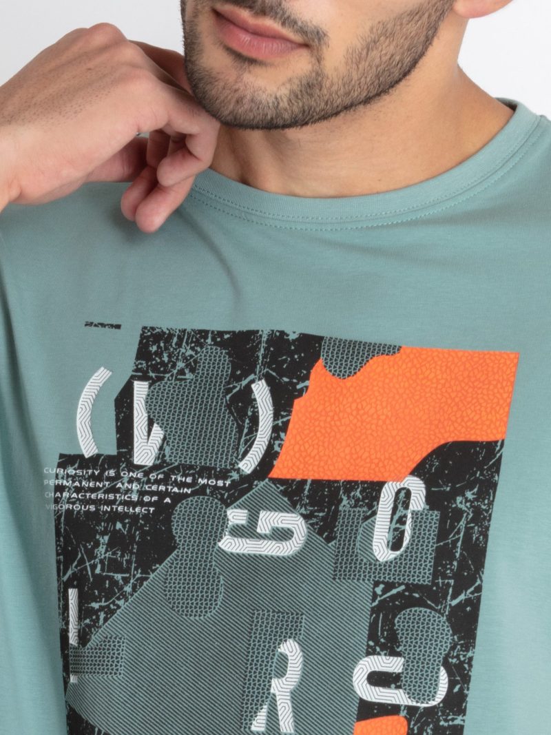 Status Quo Mens Printed Round Neck T-Shirt