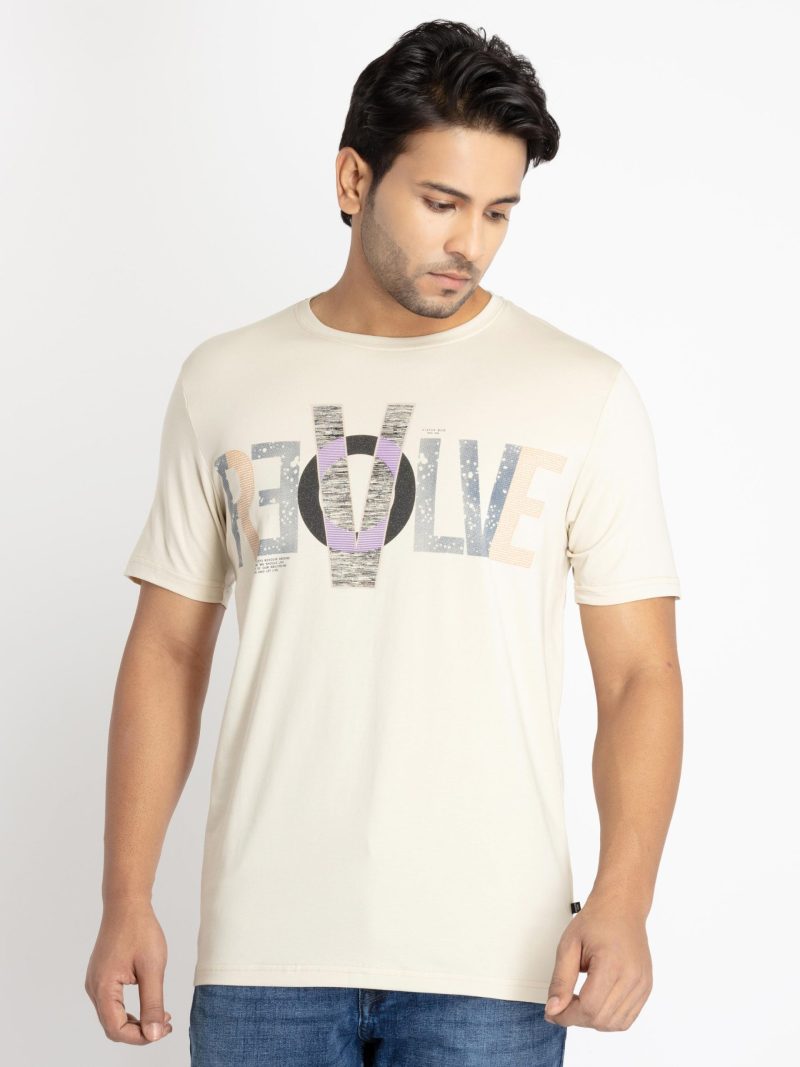 Status Quo Mens Printed Round Neck T-Shirt