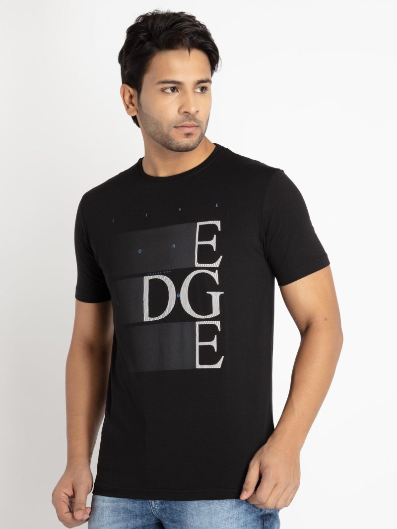 Status Quo Mens Front Printed Round Neck T-Shirt