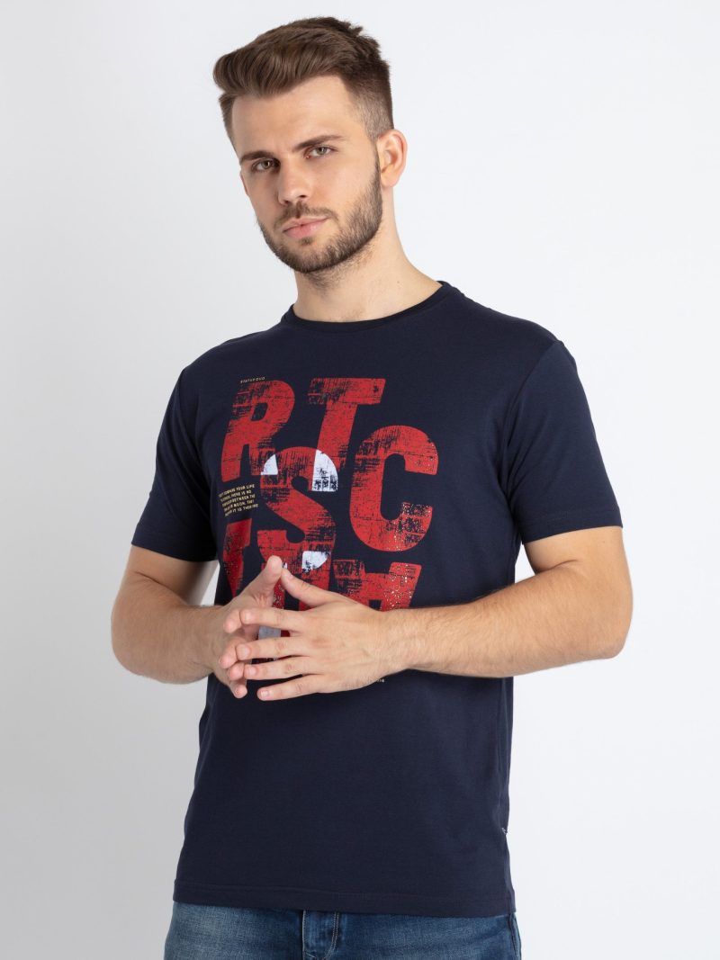 Status Quo Mens Printed Round Neck T-Shirt