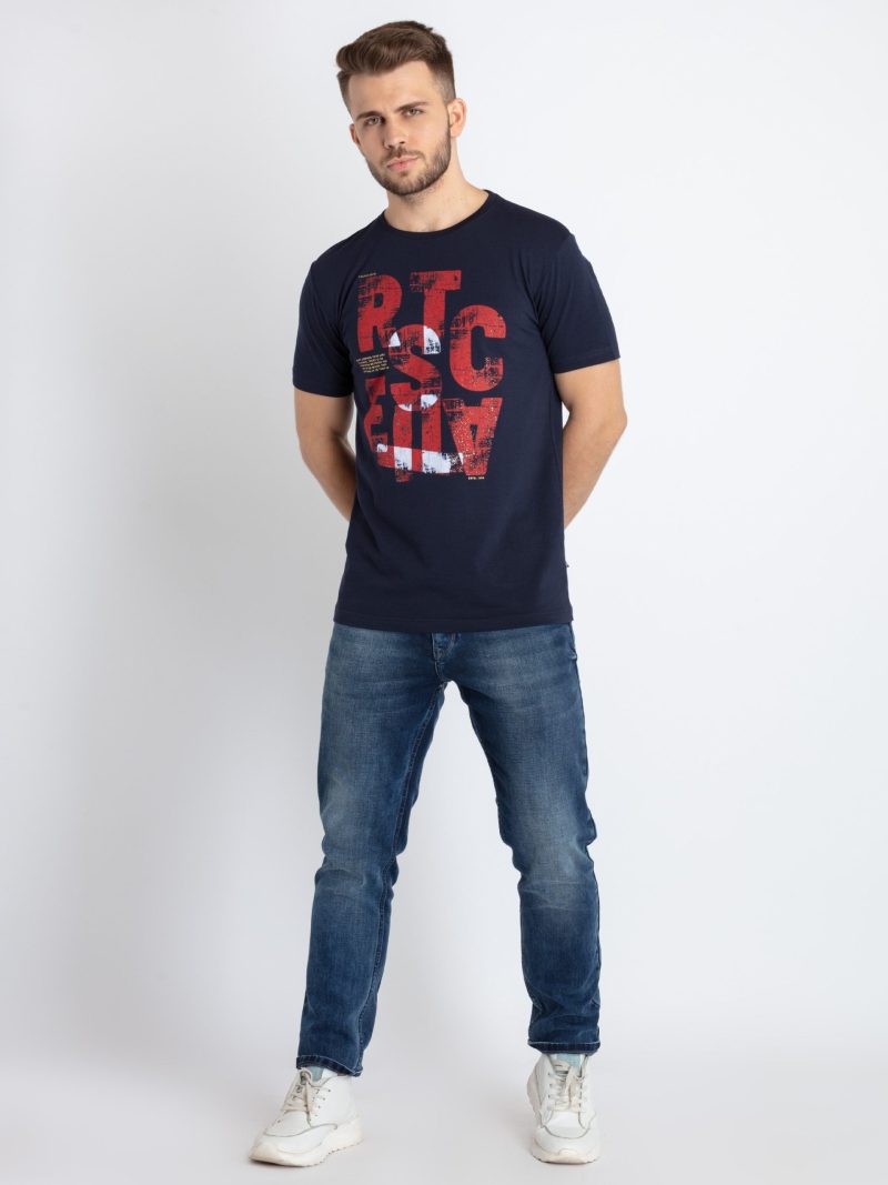 Status Quo Mens Printed Round Neck T-Shirt