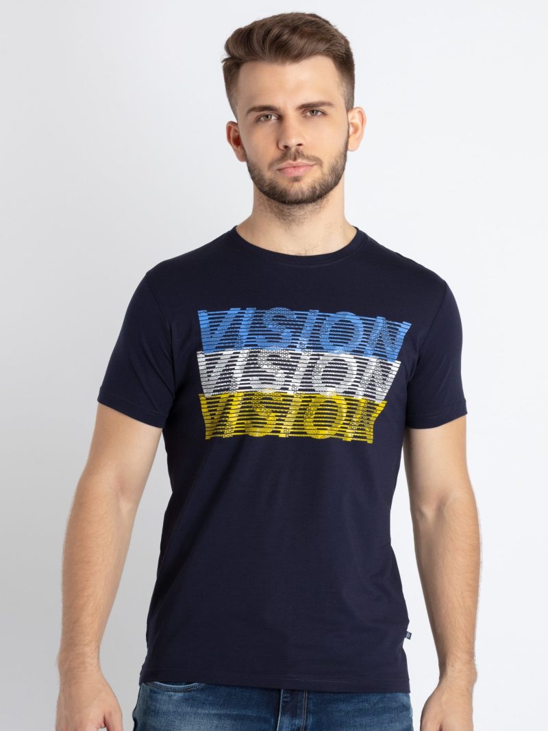 Status Quo Mens Printed Round Neck T-Shirt