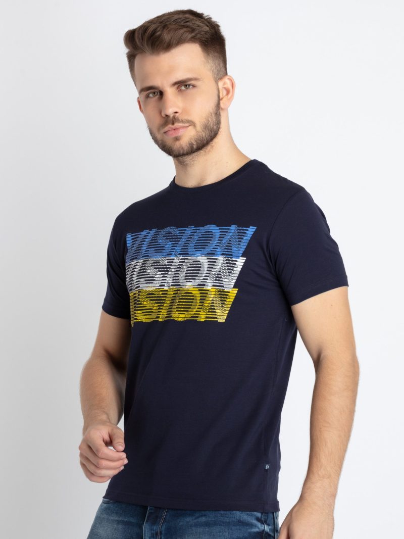 Status Quo Mens Printed Round Neck T-Shirt