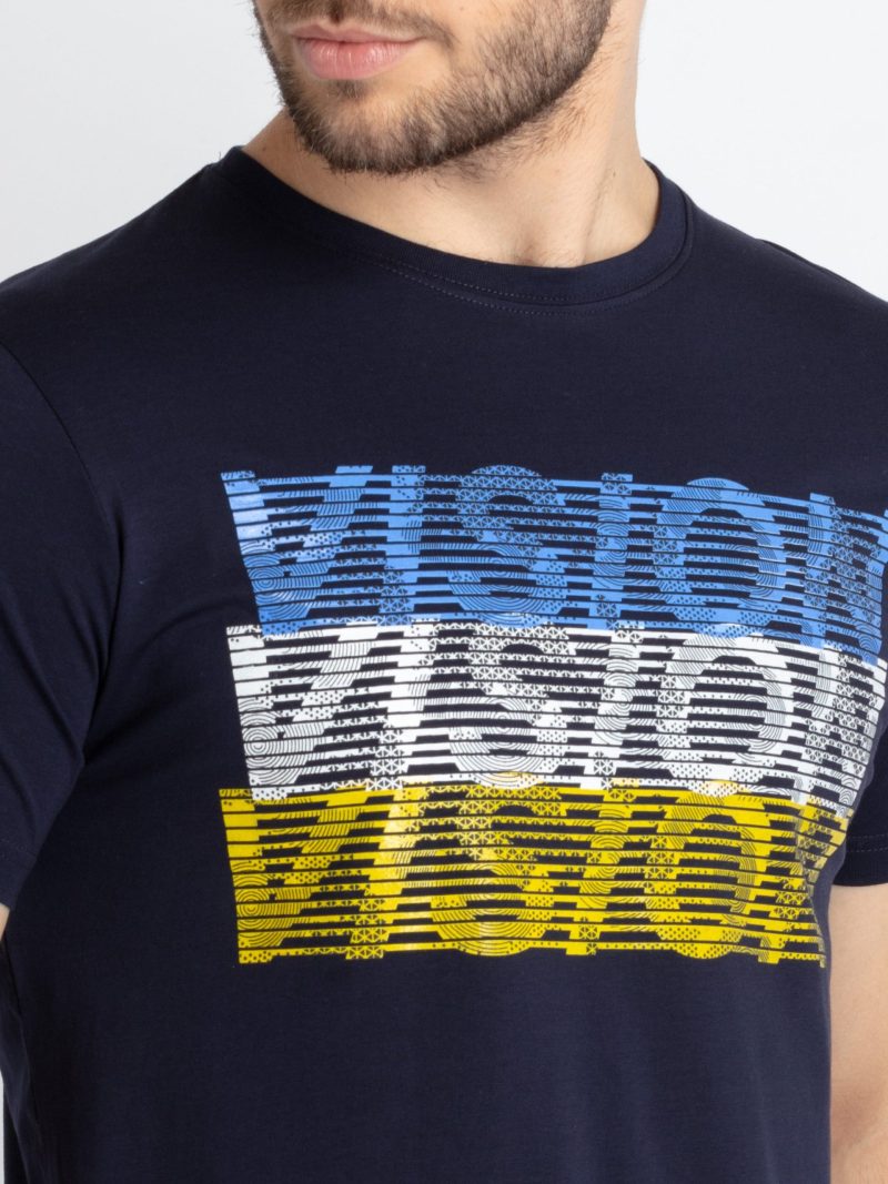 Status Quo Mens Printed Round Neck T-Shirt