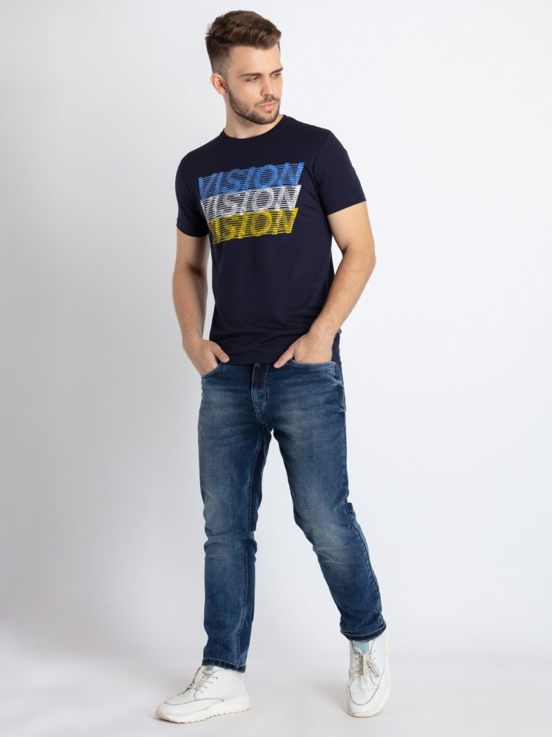 Status Quo Mens Printed Round Neck T-Shirt