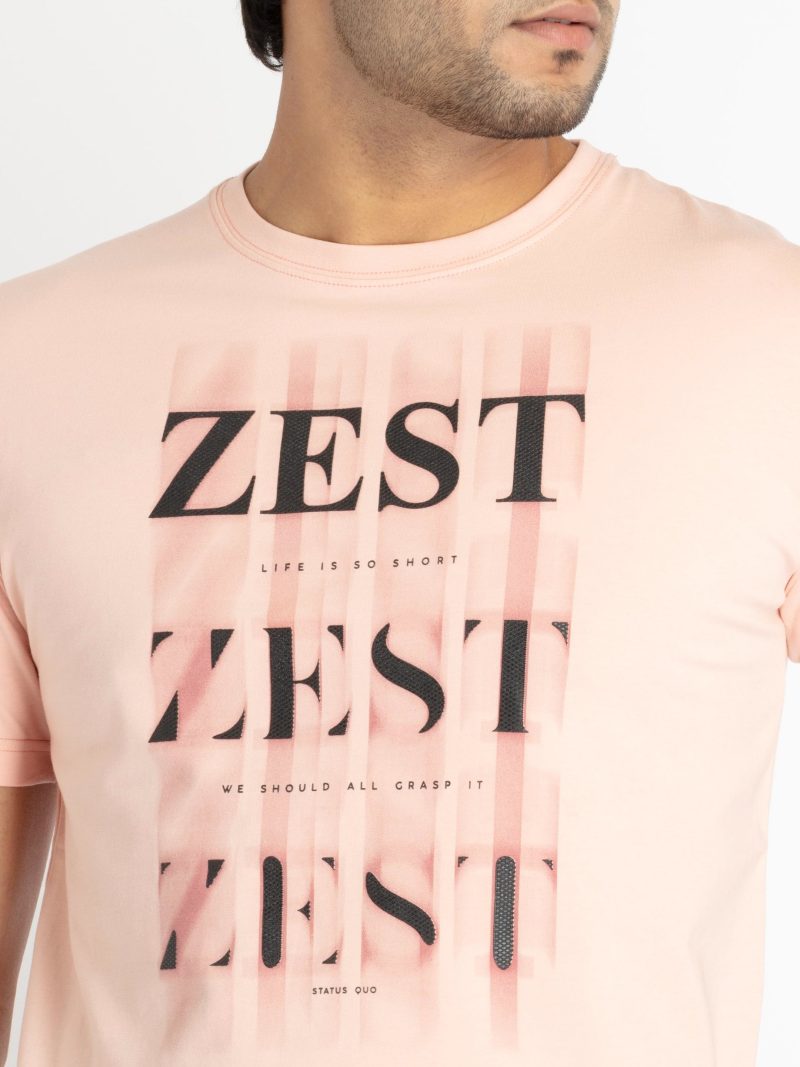 Status Quo Mens Front Printed Round Neck T-Shirt