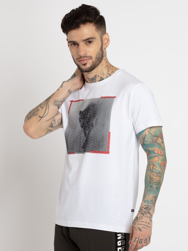 Status Quo Mens Printed Round Neck T-Shirt
