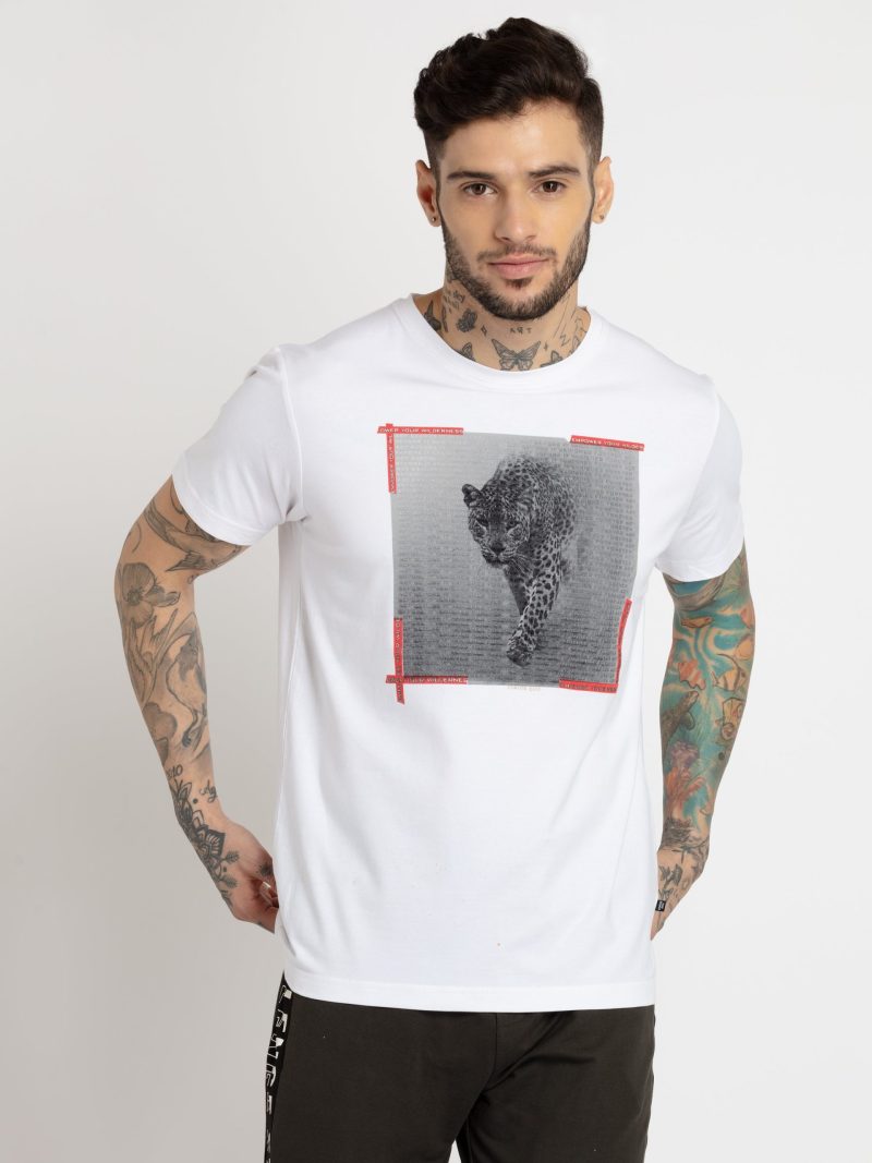 Status Quo Mens Printed Round Neck T-Shirt