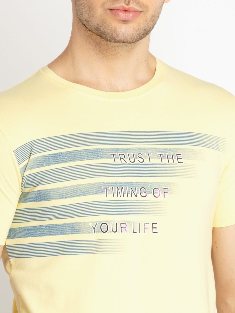 Status Quo Mens Printed Round Neck T-Shirt