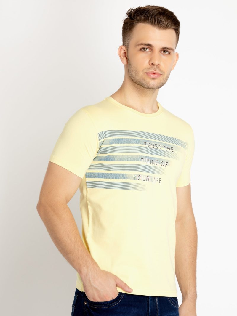Status Quo Mens Printed Round Neck T-Shirt