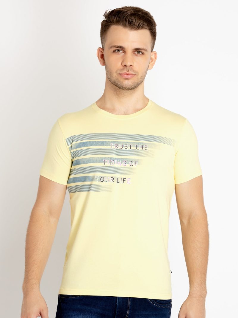 Status Quo Mens Printed Round Neck T-Shirt