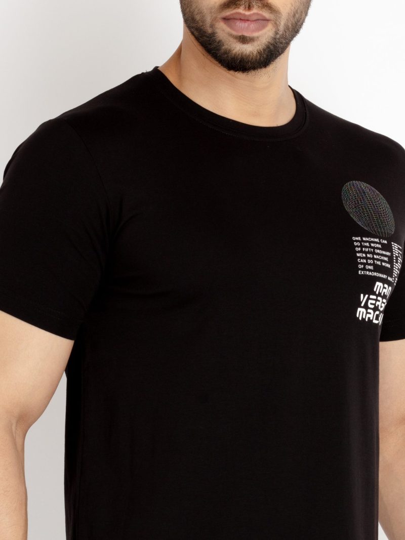 Status Quo Mens Printed Round Neck T-Shirt