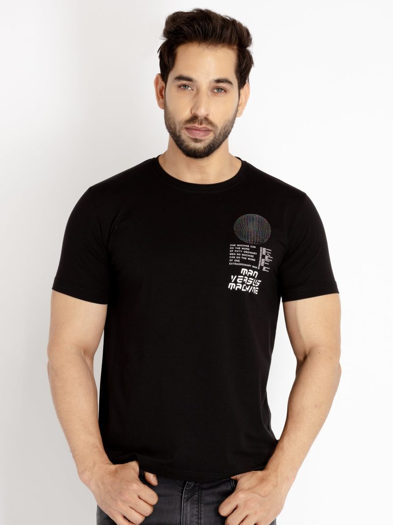 Status Quo Mens Printed Round Neck T-Shirt