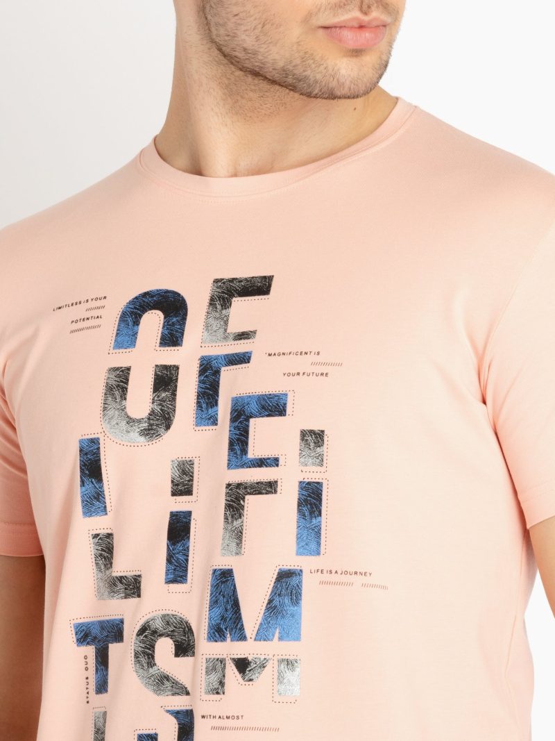 Status Quo Mens Printed Round Neck T-Shirt