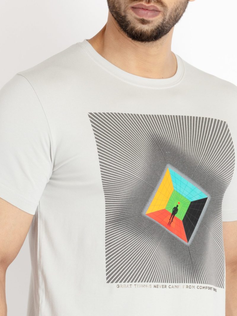 Status Quo Mens Printed Round Neck T-Shirt