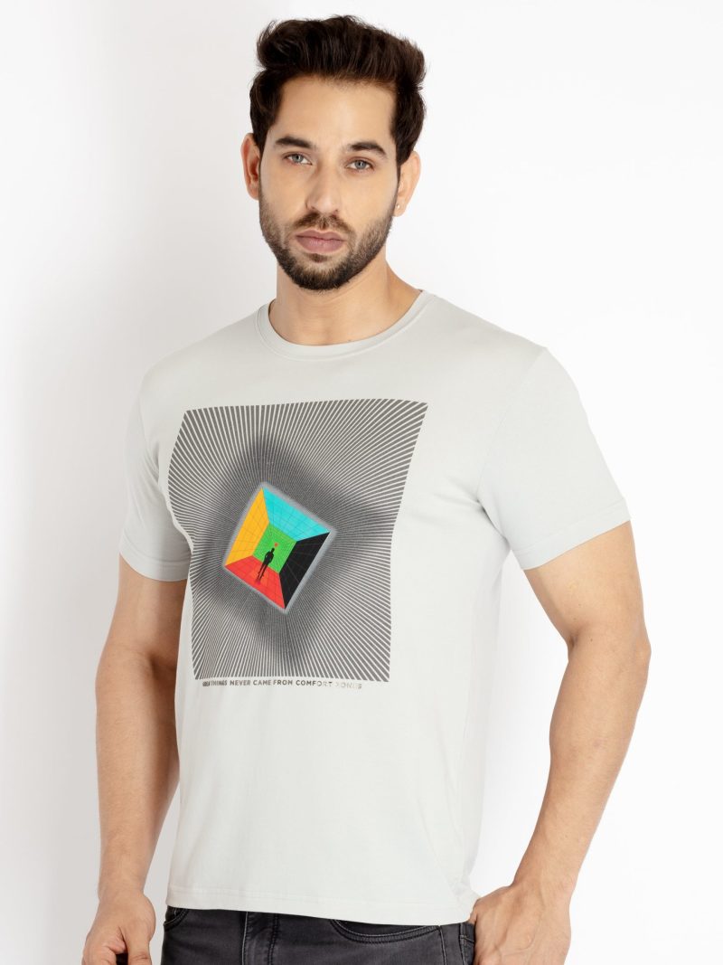 Status Quo Mens Printed Round Neck T-Shirt