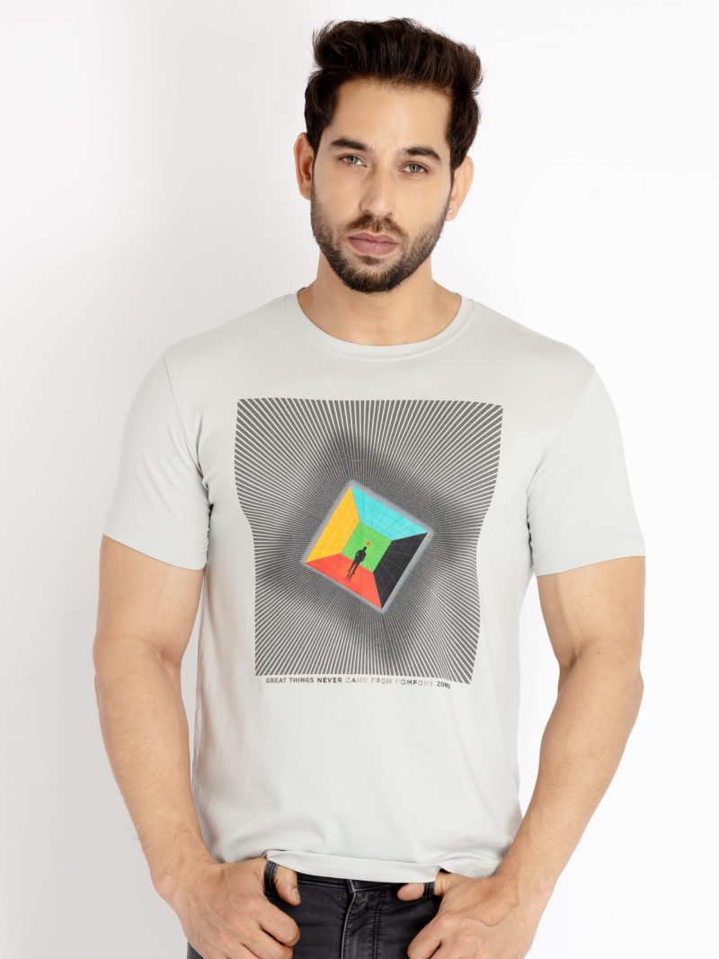 Status Quo Mens Printed Round Neck T-Shirt