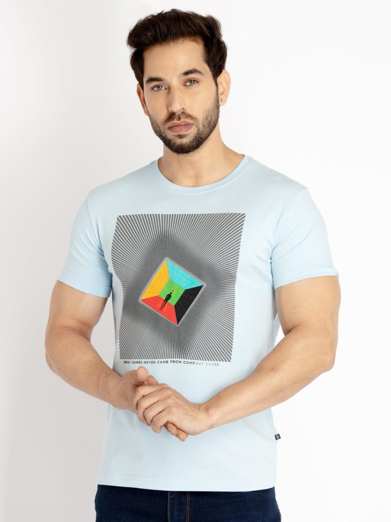 Status Quo Mens Printed Round Neck T-Shirt