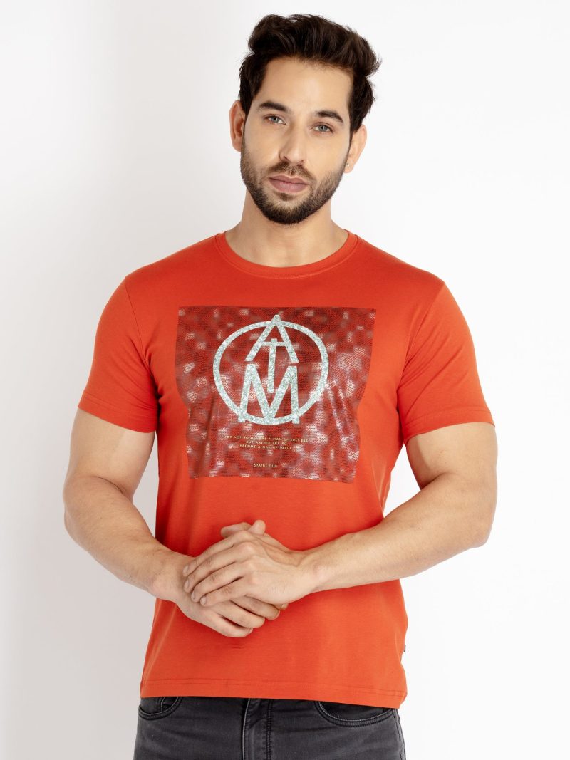 Status Quo Mens Printed Round Neck T-Shirt