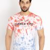 Status Quo Mens Tie Dye Round Neck T-Shirt