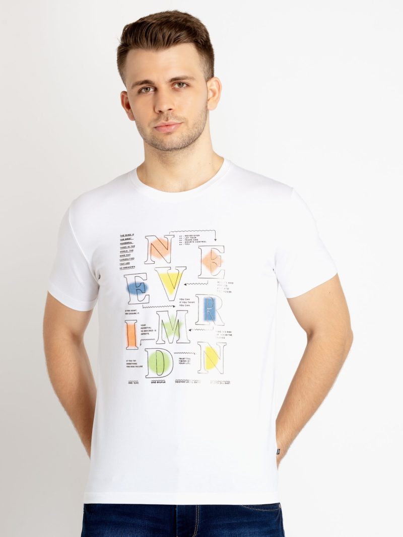 Status Quo Mens Printed Round Neck T-Shirt