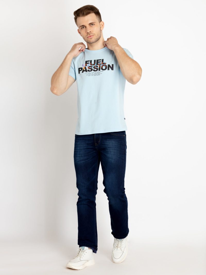 Status Quo Mens Printed Round Neck T-Shirt