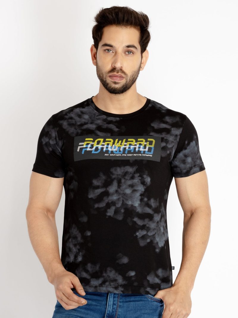 Status Quo Mens All Over Printed Round Neck T-Shirt