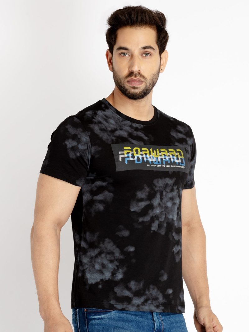 Status Quo Mens All Over Printed Round Neck T-Shirt