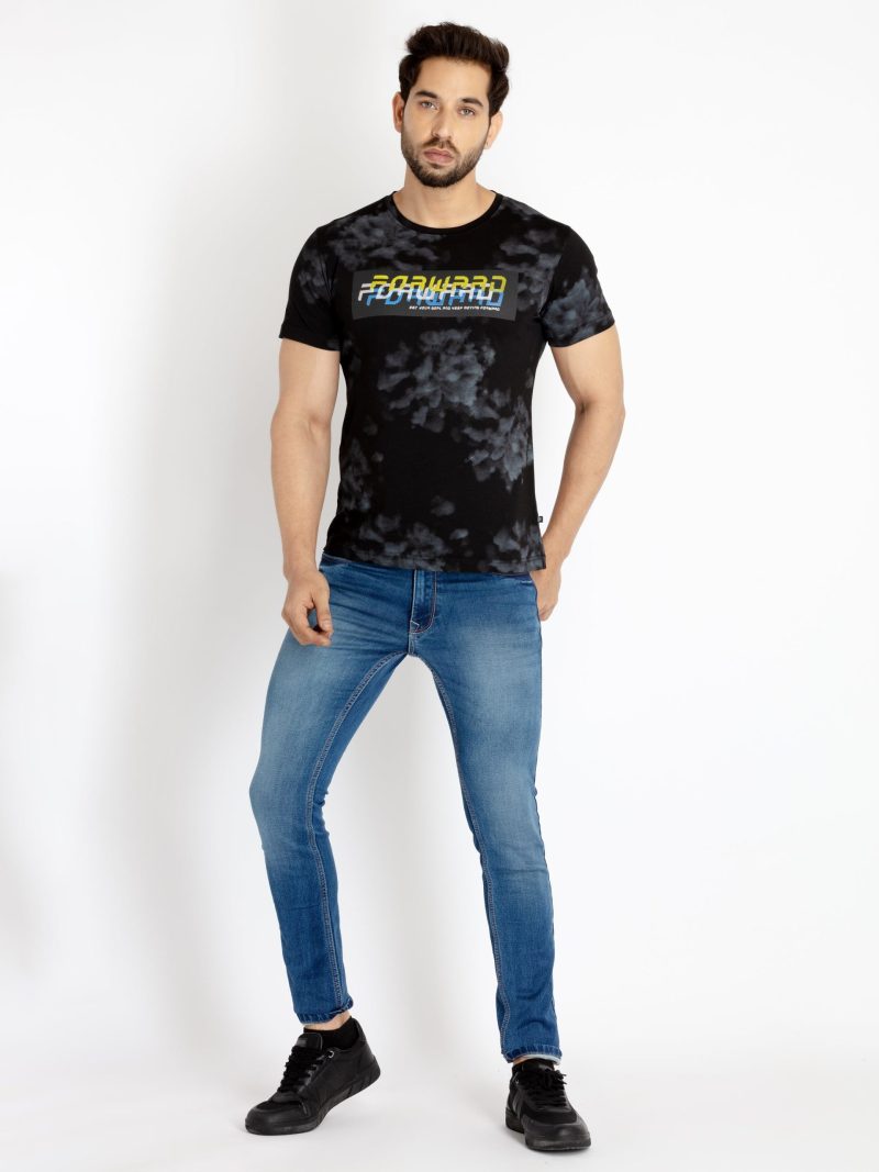 Status Quo Mens All Over Printed Round Neck T-Shirt