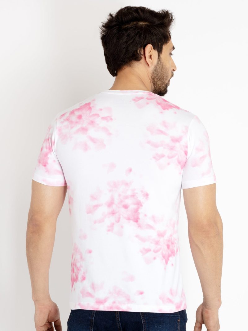 Status Quo Mens Tie Dye Round Neck T-Shirt