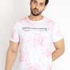 Status Quo Mens Tie Dye Round Neck T-Shirt