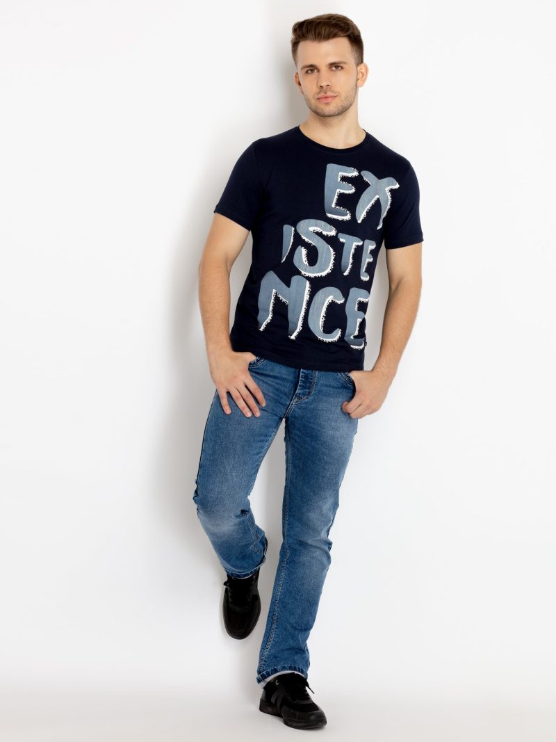 Status Quo Mens Printed Round Neck T-Shirt