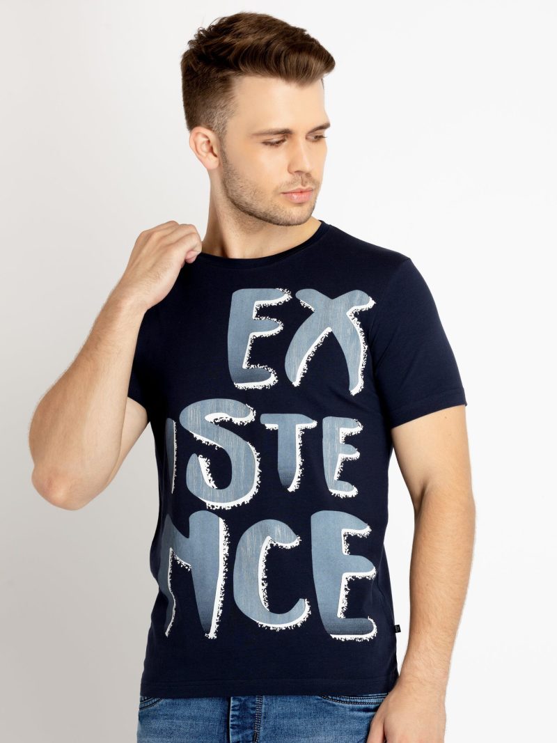 Status Quo Mens Printed Round Neck T-Shirt