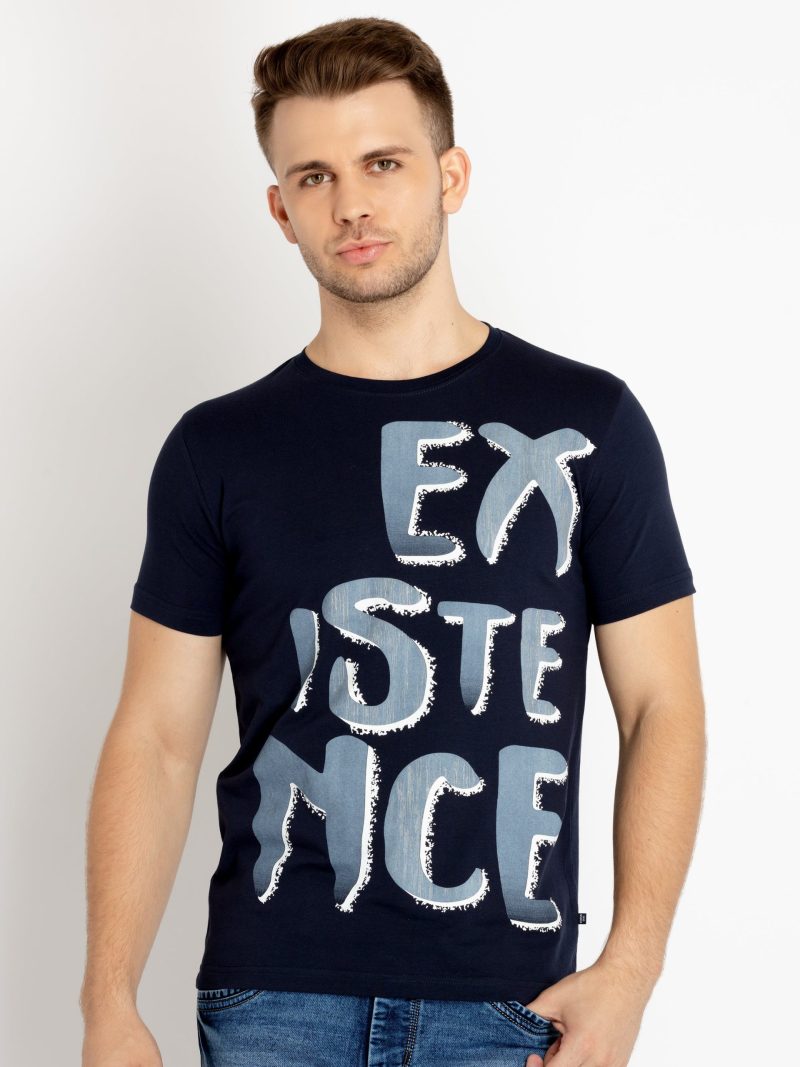 Status Quo Mens Printed Round Neck T-Shirt