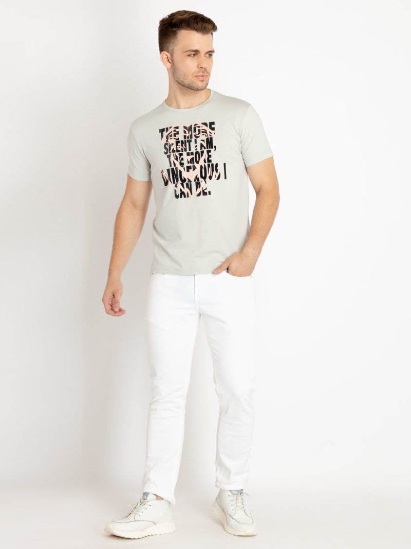 Status Quo Mens Printed Round Neck T-Shirt