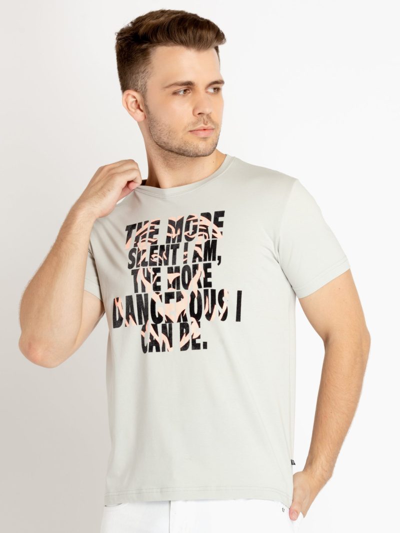Status Quo Mens Printed Round Neck T-Shirt